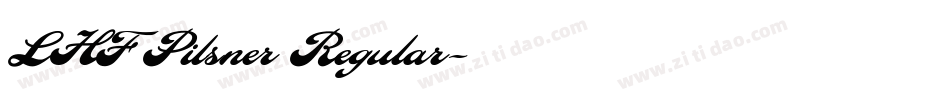 LHF Pilsner Regular字体转换